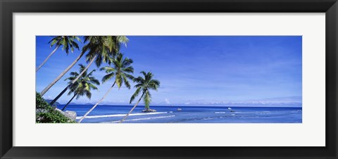 Framed La Digue Island, Seychelles Print