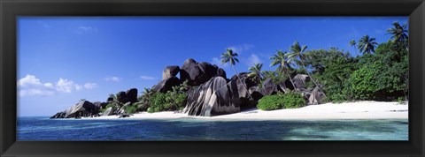 Framed La Digue Island Seychelles Print