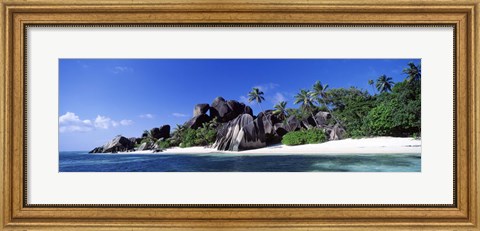 Framed La Digue Island Seychelles Print