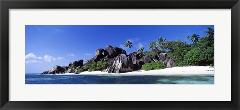 Framed La Digue Island Seychelles Print