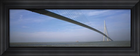 Framed Pont de Normandy Normandy France Print