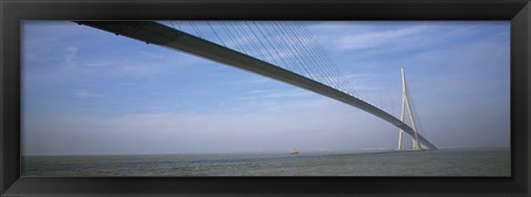 Framed Pont de Normandy Normandy France Print