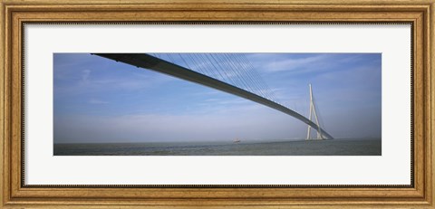 Framed Pont de Normandy Normandy France Print