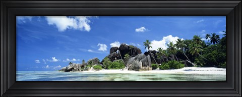Framed La Digue Seychelles Print