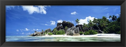 Framed La Digue Seychelles Print