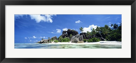 Framed La Digue Seychelles Print