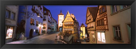 Framed Germany, Rothenburg ob der Tauber Print