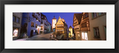 Framed Germany, Rothenburg ob der Tauber Print