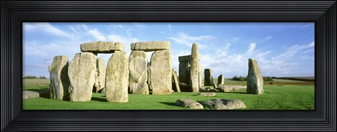 Framed Stonehenge, Wiltshire, England, United Kingdom Print
