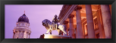 Framed Schauspielhaus, Deutscher Dom, Berlin, Germany Print