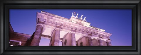 Framed Dusk, Brandenburg Gate, Berlin, Germany Print