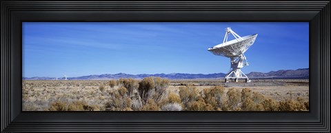 Framed VLA Telescope, Socorro, New Mexico, USA Print