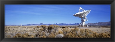 Framed VLA Telescope, Socorro, New Mexico, USA Print