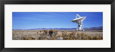 Framed VLA Telescope, Socorro, New Mexico, USA Print