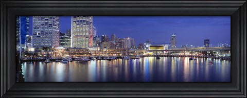 Framed Darling Harbor, Sydney, Australia Print