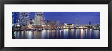 Framed Darling Harbor, Sydney, Australia Print