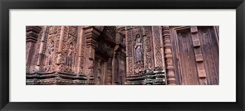 Framed Bantreay Srei nr Siem Reap Cambodia Print