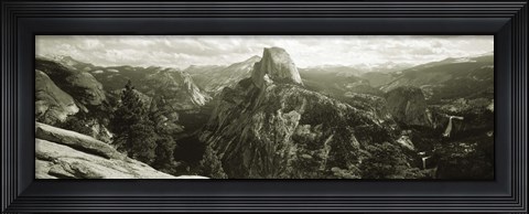 Framed USA, California, Yosemite National Park, Half Dome Print