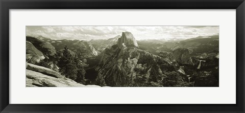 Framed USA, California, Yosemite National Park, Half Dome Print