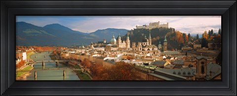 Framed Cityscape Salzburg Austria Print