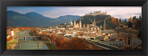 Framed Cityscape Salzburg Austria Print