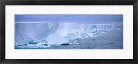 Framed Iceberg, Ross Shelf, Antarctica Print