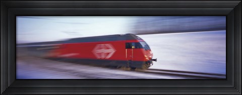 Framed SBB Train Switzerland Print