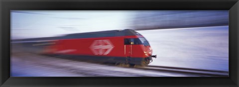 Framed SBB Train Switzerland Print