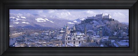 Framed Winter, Salzburg, Austria Print