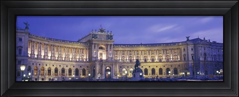 Framed Hofburg Imperial Palace, Heldenplatz, Vienna, Austria Print