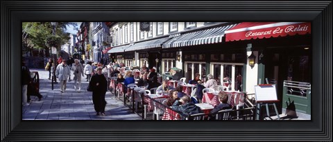 Framed Street Scene Paris France Print