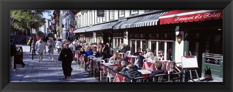 Framed Street Scene Paris France Print