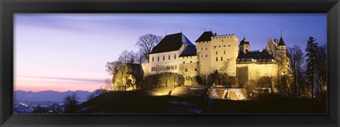 Framed Castle Lenzburg, Switzerland Print