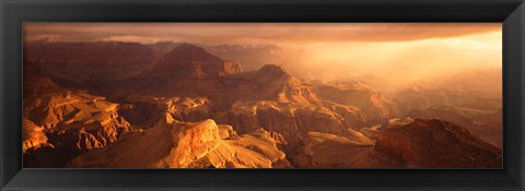 Framed Sunrise View From Hopi Point Grand Canyon AZ Print