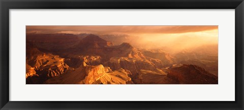 Framed Sunrise View From Hopi Point Grand Canyon AZ Print