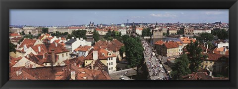 Framed Charles Bridge Prague Czechoslovakia Print