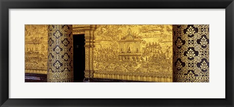 Framed Wat Mai Luang Prabang Laos Print