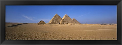 Framed Great Pyramids Giza Egypt Print