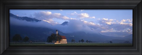Framed Saint Coloman Church, Bavaria, Germany Print