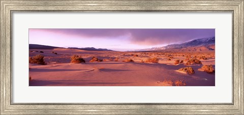 Framed Olancha Sand Dunes, Olancha, California, USA Print