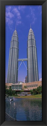 Framed Petronas Twin Towers, Kuala Lumpur, Malaysia Print