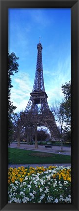 Framed Eiffel Tower Paris France (horizontal) Print