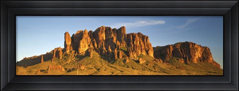Framed Superstition Mountains, Arizona, USA Print