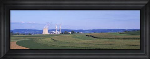 Framed Power Plant Energy Print