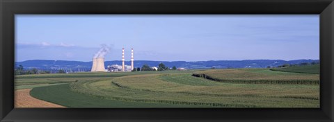 Framed Power Plant Energy Print