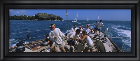 Framed Sailboat, Grenada Print