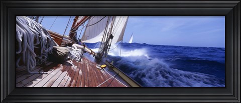 Framed Yacht Race Print