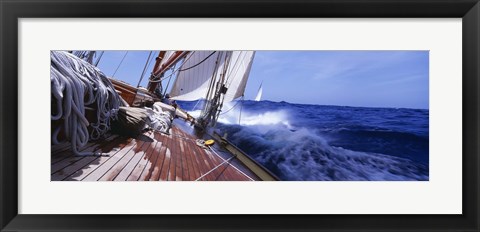 Framed Yacht Race Print