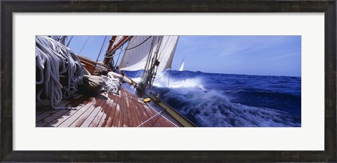 Framed Yacht Race Print