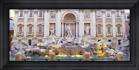 Framed Trevi Fountain Rome Italy Print